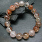 Red Rutilated Quartz Genuine Bracelet ~ 7 Inches ~ 10mm Round Beads
