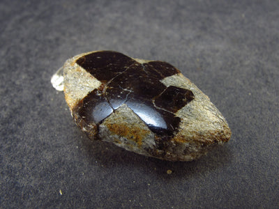 A Perfect Staurolite Polished Crystal Silver Pendant from Russia - 1.4" - 7.15 Grams