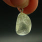 Gem Libyan Desert Glass Tektite Pendant Sterling Silver from Libya - 1.0" - 1.9 Grams