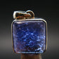 Large Gemmy Natural Faceted Tanzanite Zoisite Sterling Silver Pendant from Tanzania - 1.1'' - 8.75 Grams
