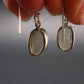 Phenakite Phenacite Crystal Silver Earrings from Russia - 2.51 Grams
