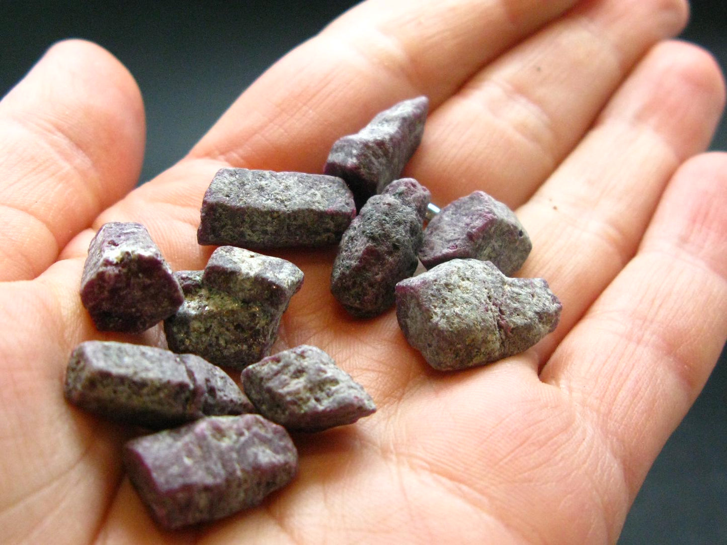 Lot of 10 Ruby Crystals from Winza Tanzania - 21.0 Grams