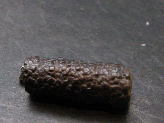 Rare Prophecy Stone Limonite after Pyrite Silver Pendant From Egypt - 1.6" - 12.68 Grams