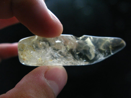 Nice Untreated Rich Yellow Citrine Tumbled Crystal from Zambia - 76.5 Carats - 2.2"