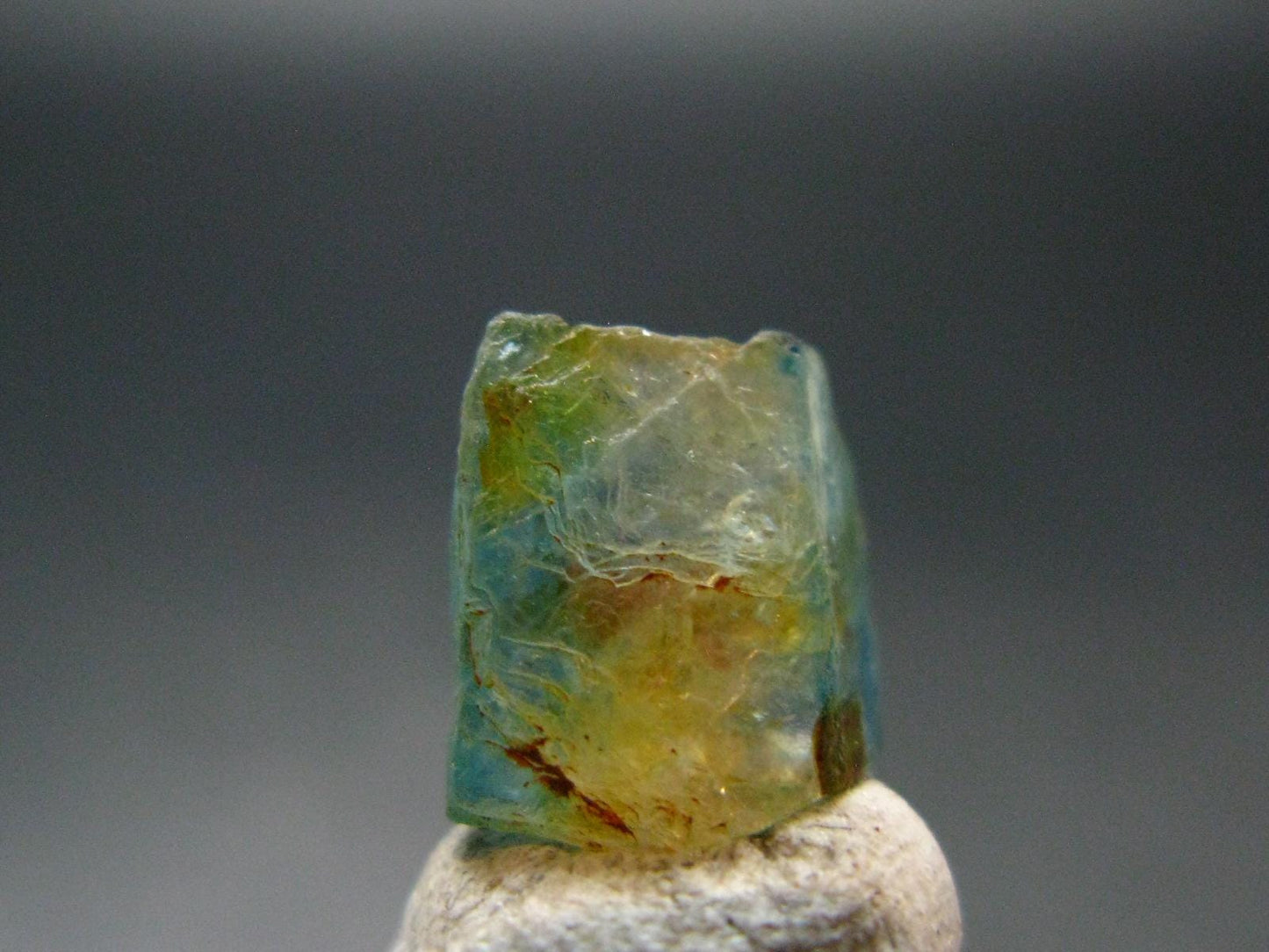Large Euclase Blue Crystal From Zimbabwe - 4.05 Carats - 0.5"