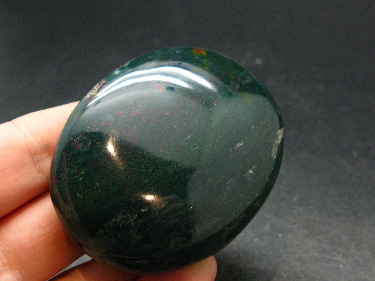 Bloodstone Tumbled Stone From India - 2.3" - 78.21 Grams