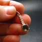 Moldavite Tektite Silver Pendant from Czech Republic - 1.0" - 1.33 Grams