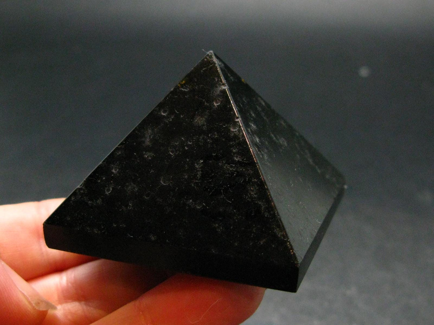 Black Tourmaline Schorl Pyramid From Brazil - 104.84Grams - 1.4 Inches