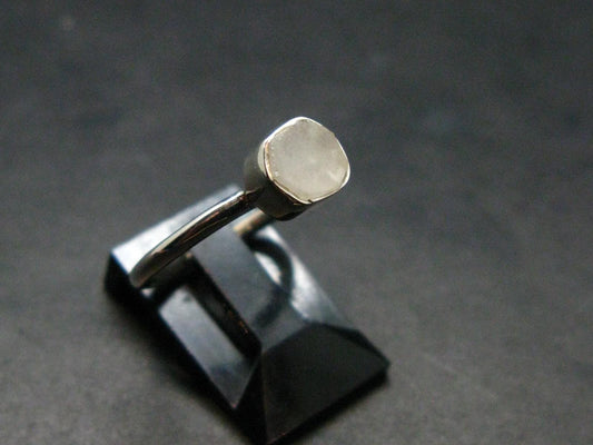 Phenakite Phenacite Crystal Silver Ring From Nigeria - Size 6 - 1.77 Grams