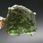 Moldavite & Herkimer Diamond Silver Pendant - 1.5" - 5.8 Grams