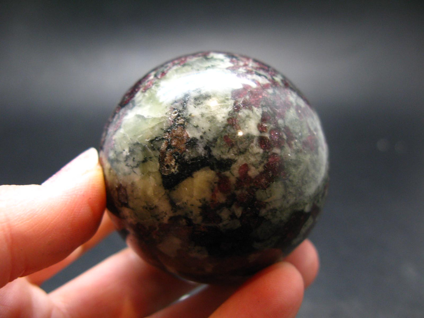Rare Eudialyte Sphere Ball From Russia - 1.9" - 188.42 Grams