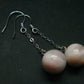 Natrolite Sterling Silver Earrings From Indonesia