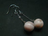 Natrolite Sterling Silver Earrings From Indonesia