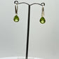 Sterling Silver Peridot Teardrop Dangle Earrings | August Birthstone