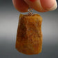 Heliodor (Yellow Beryl) Crystal Silver Pendant From Madagascar - 1.2" - 8.48 Grams
