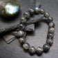 Labradorite Genuine Bracelet ~ 7 Inches ~ 10mm Round Beads
