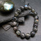 Labradorite Genuine Bracelet ~ 7 Inches ~ 10mm Round Beads