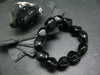 Apache Tears Obsidia Genuine Bracelet ~ 7 Inches ~ 16mm Beads