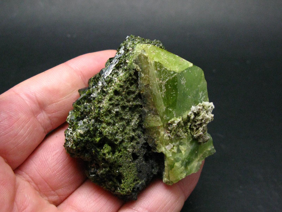 Rare Titanite Sphene Crystal Cluster From Madagascar - 2.4"