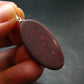 Purple Jade Silver Plated Pendant From Turkey - 1.5" - 4.93 Grams