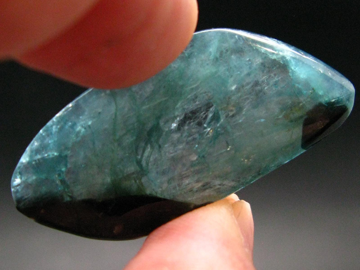 Extremely Rare Tumbled Grandidierite Stone From Madagascar - 1.7" - 37.00 Carats