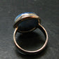 Blue Ice Glacierite Silver Ring from Indonesia - Size 8- 7.07 Grams