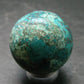 Quantum Quattro Sphere - Malachite Shattuckite Chrysocola Dioptase - 1.1" - 29.69 Grams