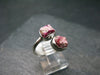Beautiful Bixbite Red Emerald Beryl Silver Ring From Utah USA - Adjustable Size - 2.45 Grams