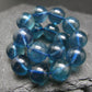 AAA Grade Gem Santa Maria Aquamarine Genuine Bracelet ~ 7.5 Inches ~ 13mm Round Beads