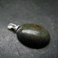 Rare Black Opal Sterling Silver Pendant From Australia - 1.0" - 2.05 Grams