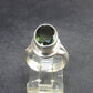 Moldavite Tektite Facetted Silver Ring from Czech Republic - Size 6 - 6.04 Grams