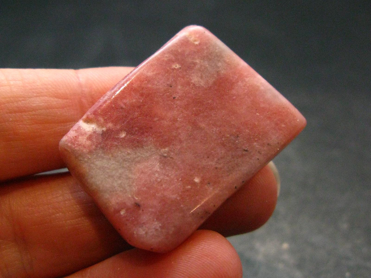 Rare Pink Petalite Tumbled Stone From Canada - 1.2" - 9.73 Grams