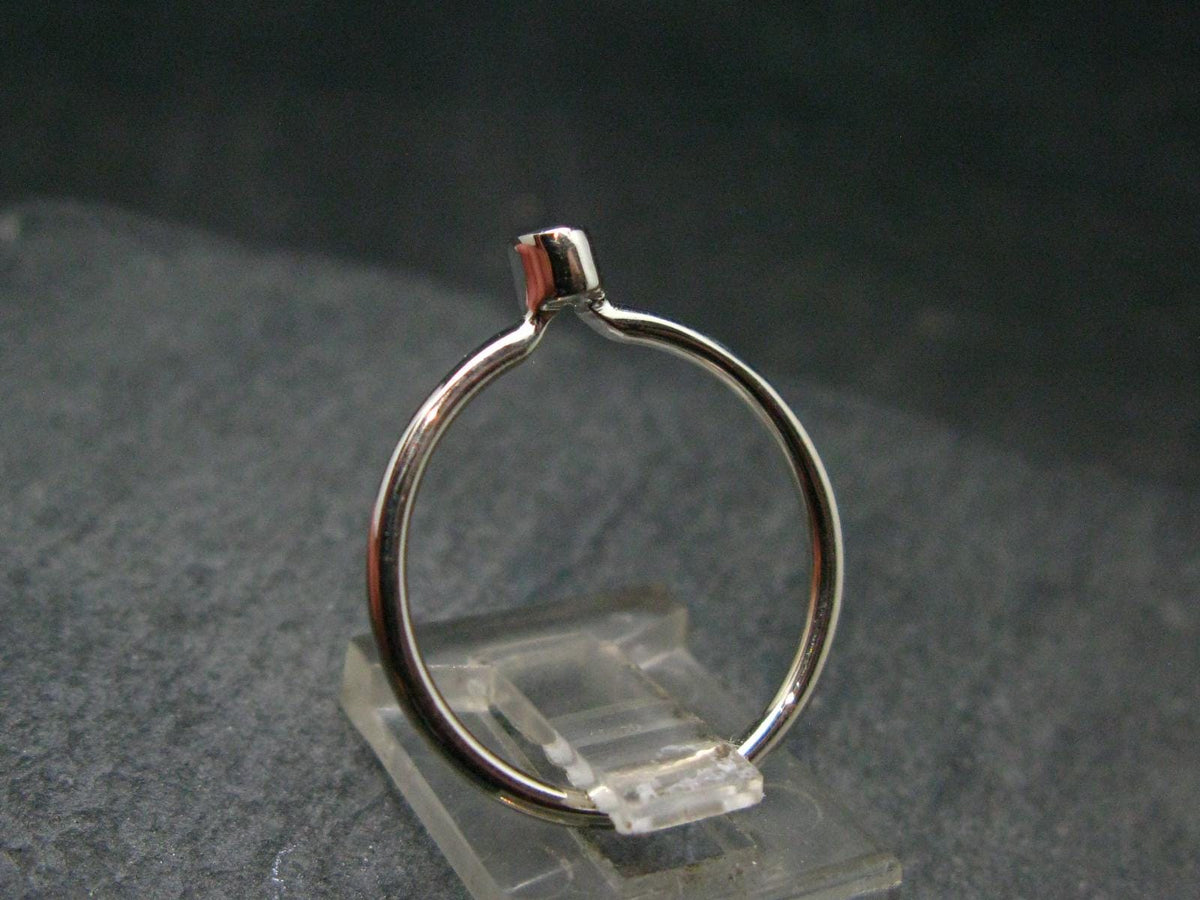 Genuine Alexandrite Gem Silver Ring From Russia - Size 8 - 1.45 Grams