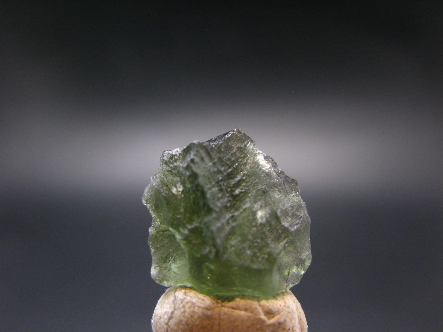 Rare Moldavite Tektite Raw Piece From Czech Republic - 0.7" - 2.77 Grams