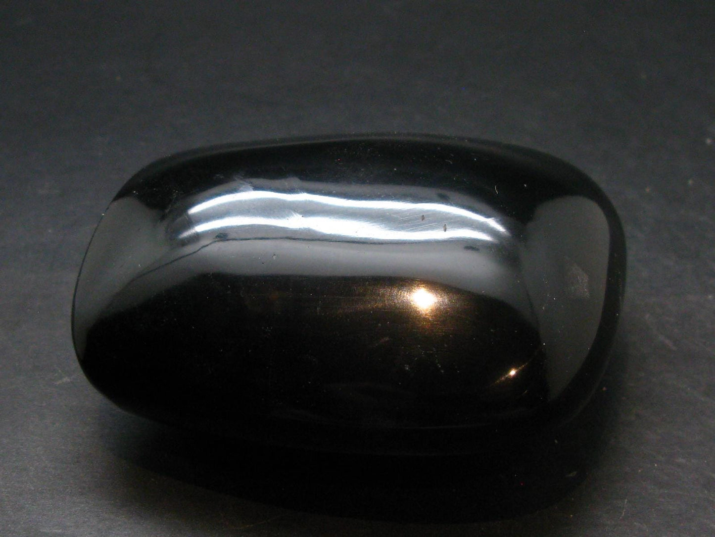 Black Obsidian Polished Stone From Mexico - 3.3"
