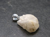 Phenakite Phenacite Silver Pendant from Brazil - 0.7 Inches - 1.83 Grams