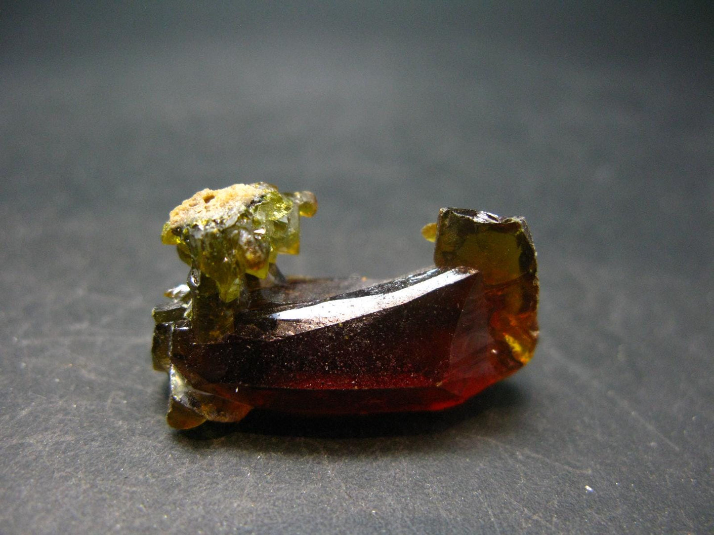 Stunning Fire Red Zincite Zinkite Crystal From Poland - 1.1" - 60.20 Carats