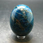Large Neon Blue Apatite Egg from Madagascar - 188.64 Grams - 2.3"