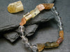 Imperial Topaz & Quartz Genuine Bracelet ~ 7 Inches ~ Crystal Beads