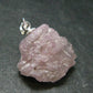 Symbol of Love and Beauty!! Natural Rose Quartz Pendant In 925 Silver From Brazil - 1.0" - 3.12 Grams