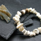 Barite Genuine Bracelet ~ 7 Inches ~ 12mm Tumbled Beads