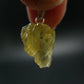 Heliodor (Yellow Beryl) Crystal Silver Pendant From Brazil - 0.9" - 1.73 Grams