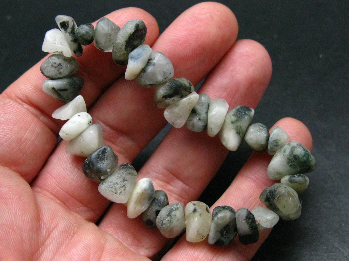 Phenakite Phenacite Genuine Bracelet ~ 7 Inches ~ 12mm Tumbled Beads