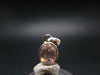 Pink Beryl!! Amazing Natural Facetted Morganite Silver Pendant From Brazil - 0.6" - 1.76 Grams