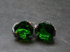 Helenite Gaia Stone Gem Sterling Silver Earrings From Washington - 7.10 Carats