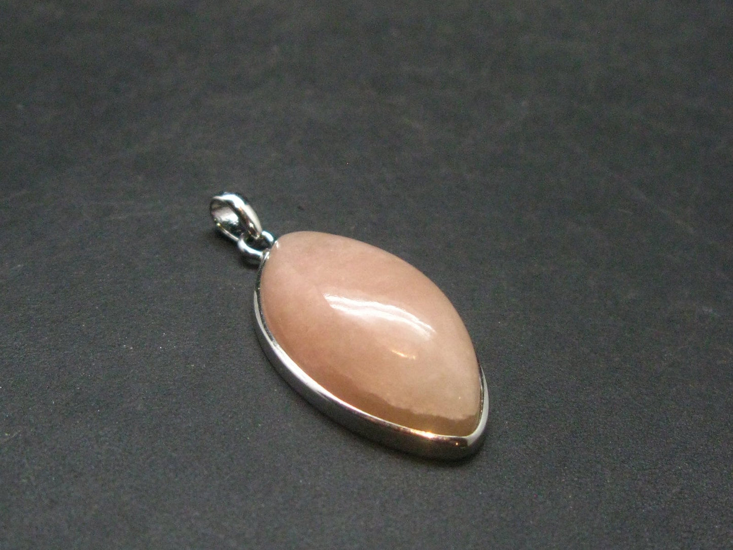Pink Morganite Silver Pendant From Brazil - 1.3" - 5.6 Grams