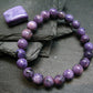 Charoite Genuine Bracelet ~ 7 Inches ~ 8mm Round Beads