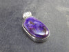 Sugilite Silver Pendant From South Africa - 1.2" - 6.4 Grams
