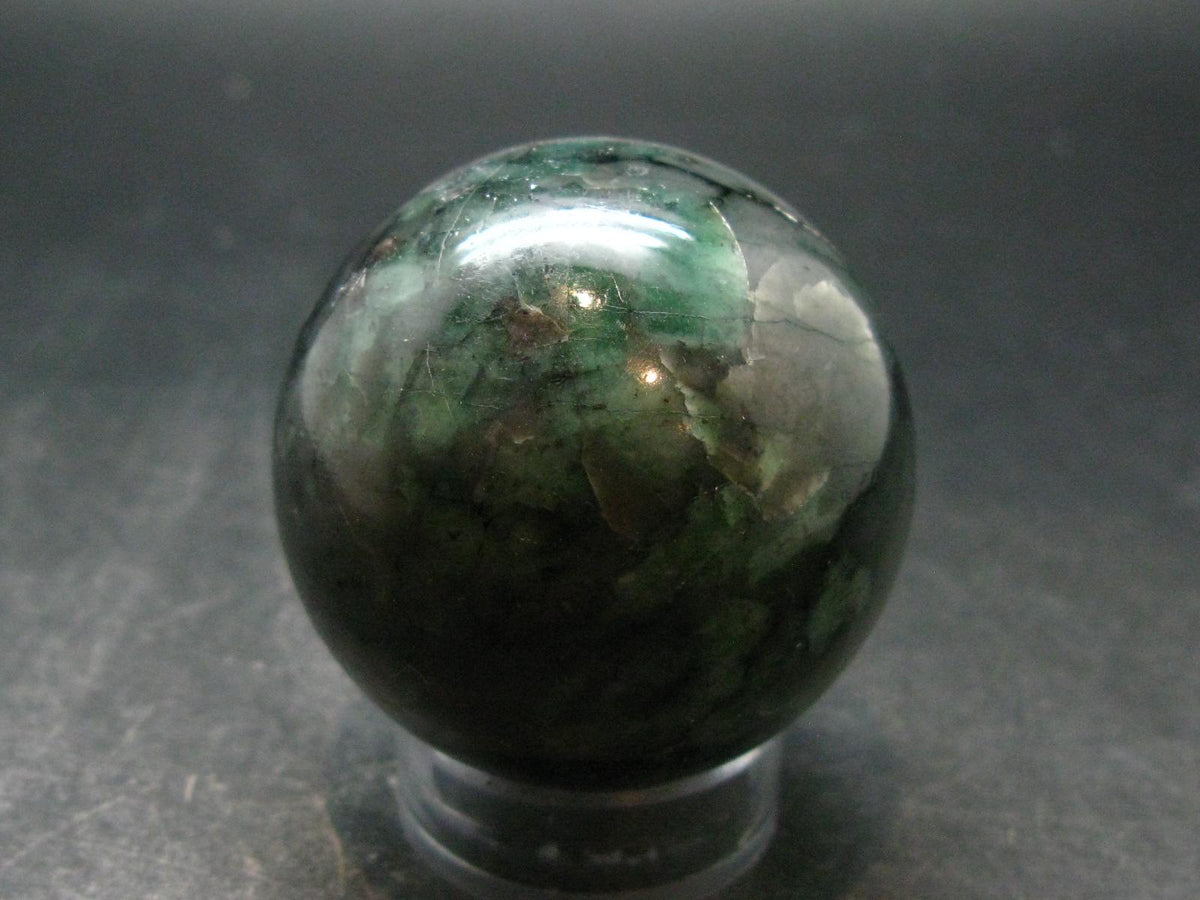 Emerald Sphere Ball From Brazil - 1.9" - 163.87 Grams