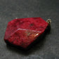 Thulite Silver Pendant From Norway - 1.3"